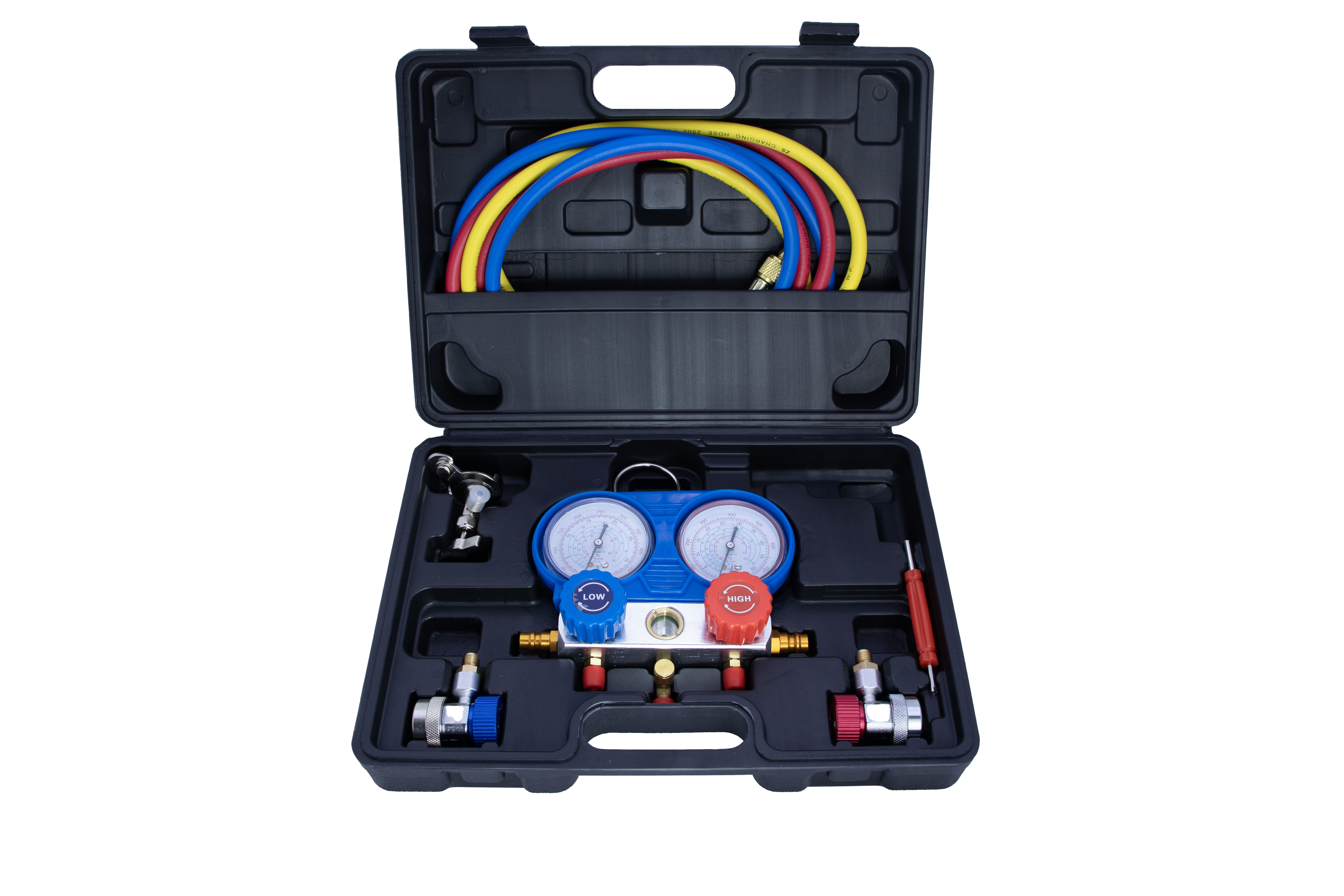 YS 027 Манометричний 2-x вентильний колектор R410а / R22 / R134а / R404а