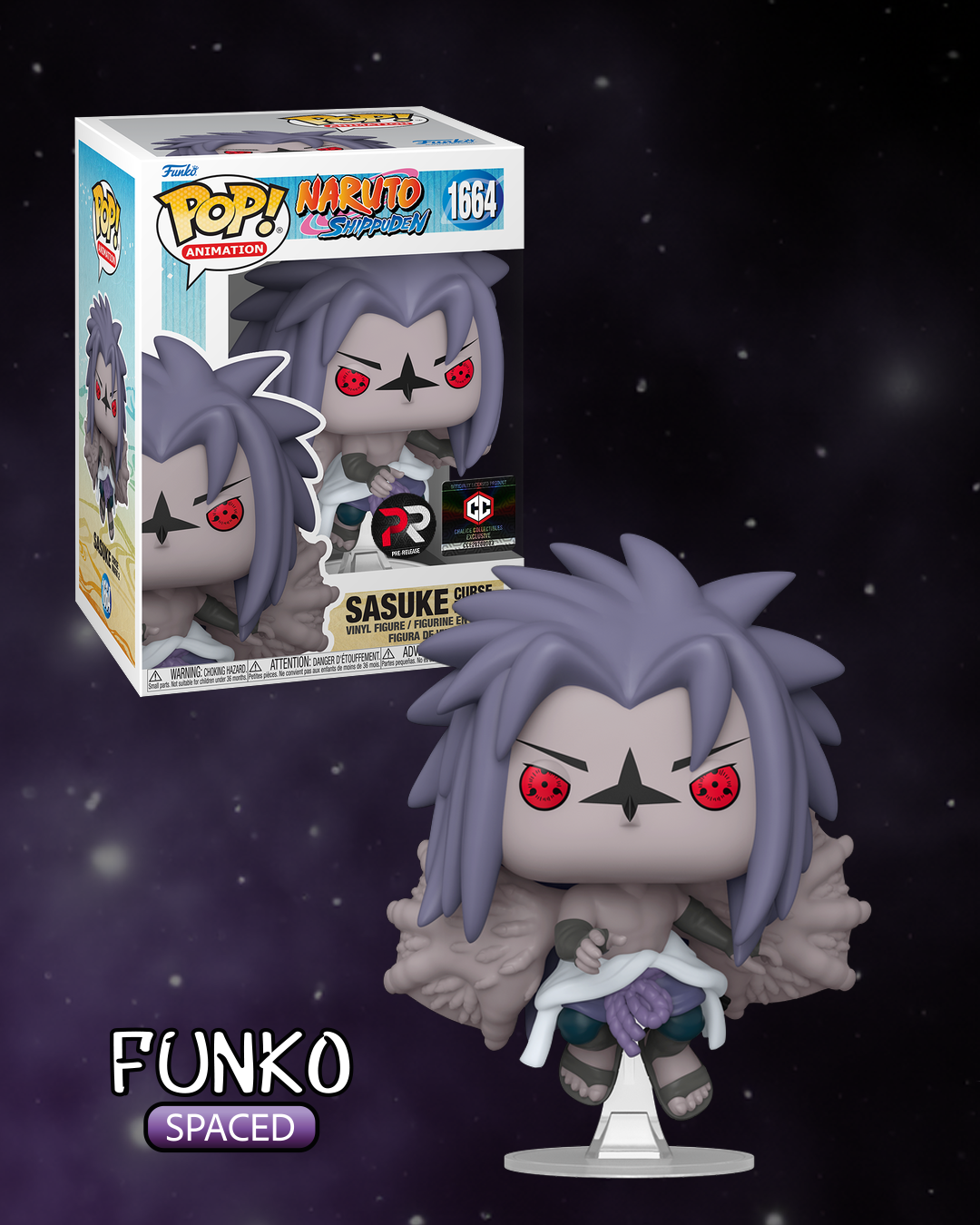 Фігурка Funko Pop Naruto - Pr Sasuke Curse Mark 2 | Фанко Поп Наруто - PR Саске #1664