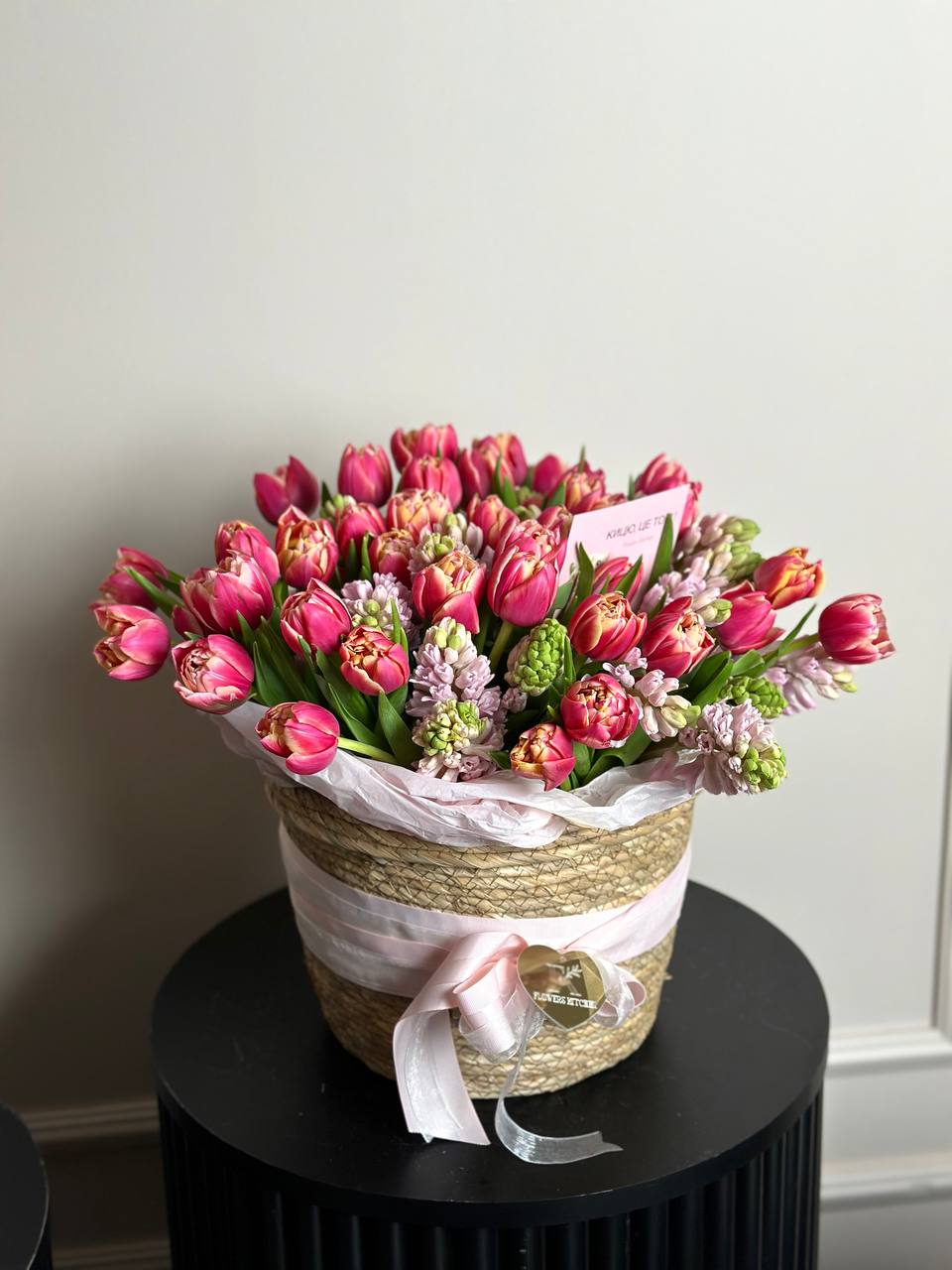 Мікс тюльпанів з ароматними гіацинтами