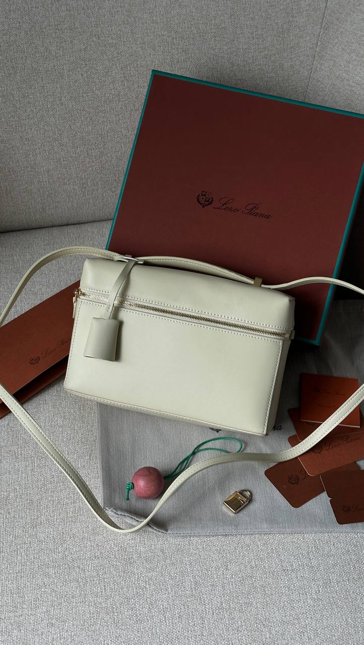 Loro Piana Extra Bag L23 Cream Leather