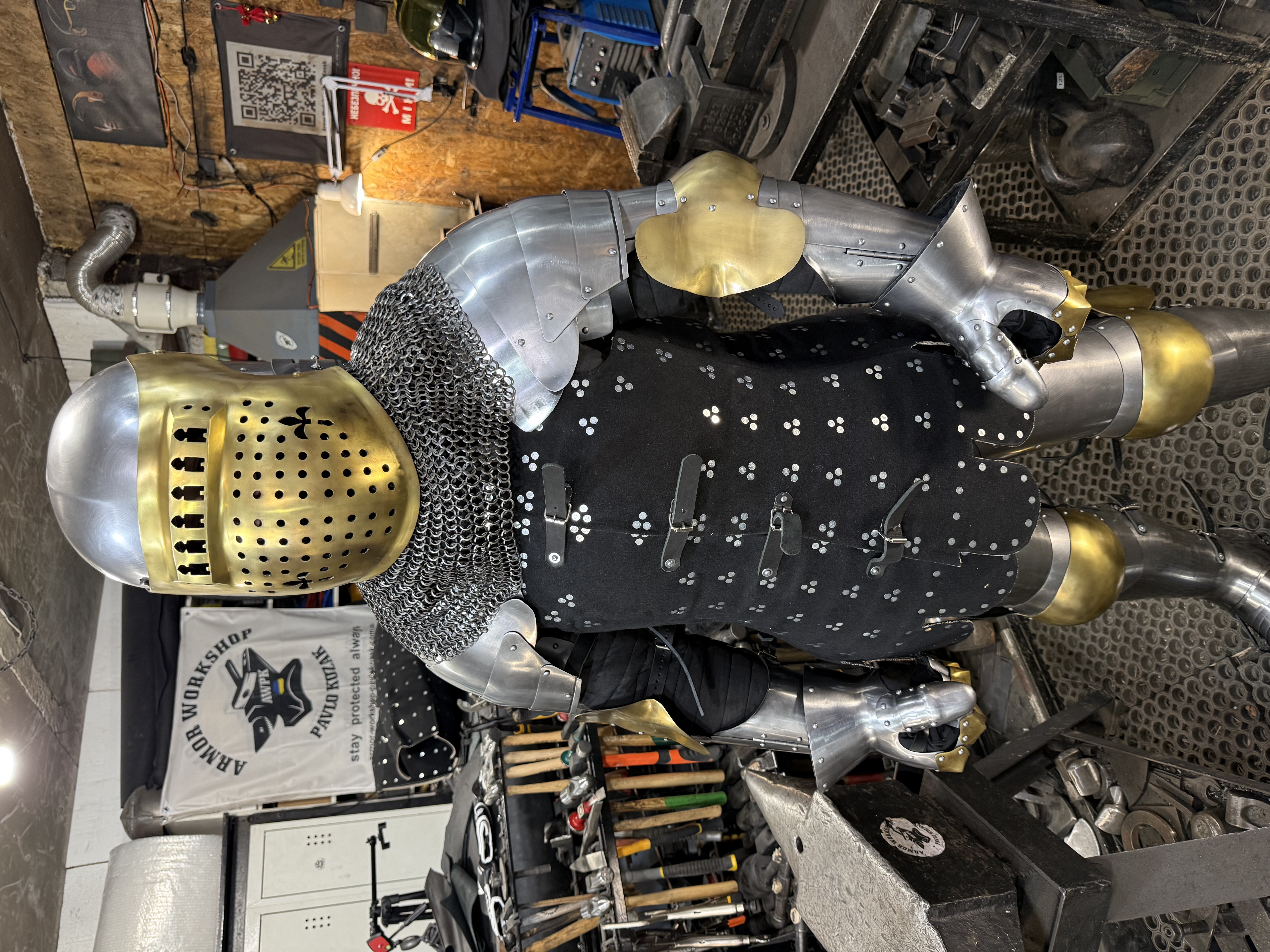 Full armor arms “ brass elbow style”