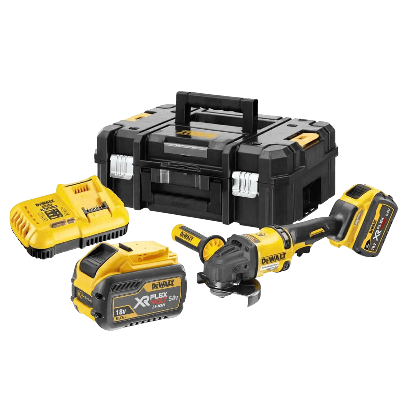 Шліфмашина кутова - болгарка Ø125 акумуляторна безщіткова DeWALT DCG418X2