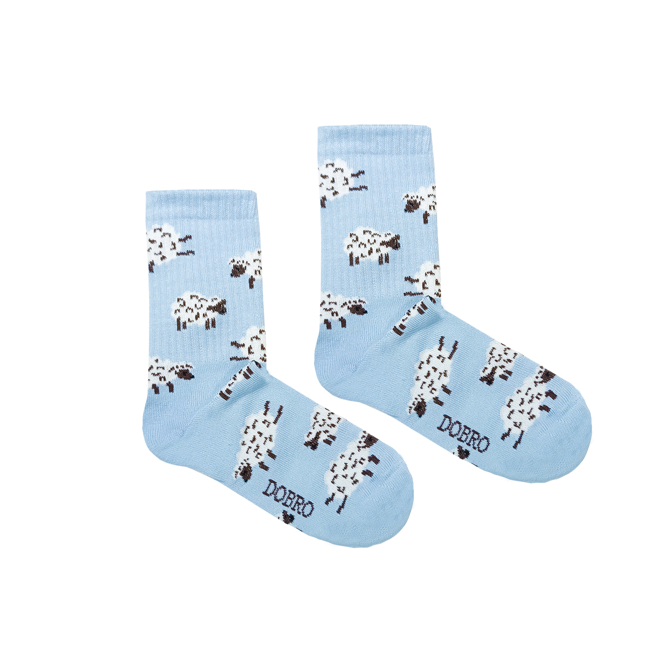 Дитячі шкарпетки "Ягнята" блакитні