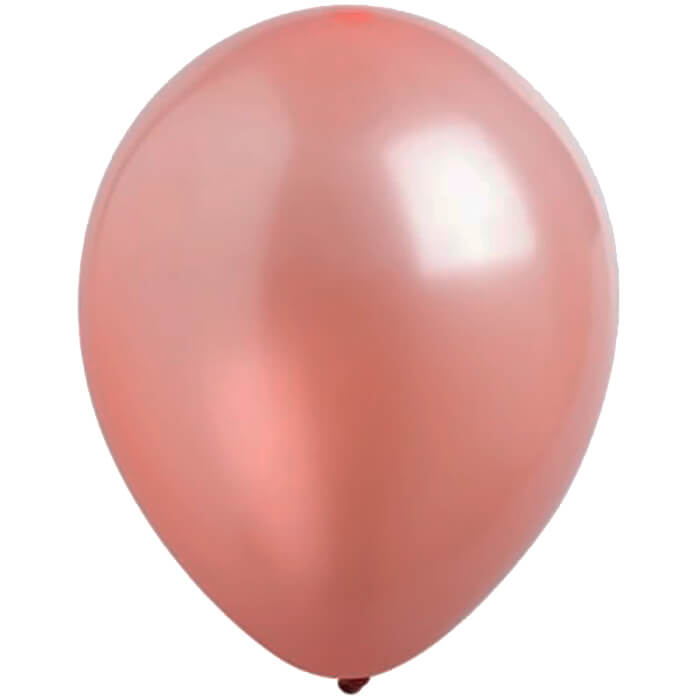 Латексні кулі металік рожеве золото 30см 