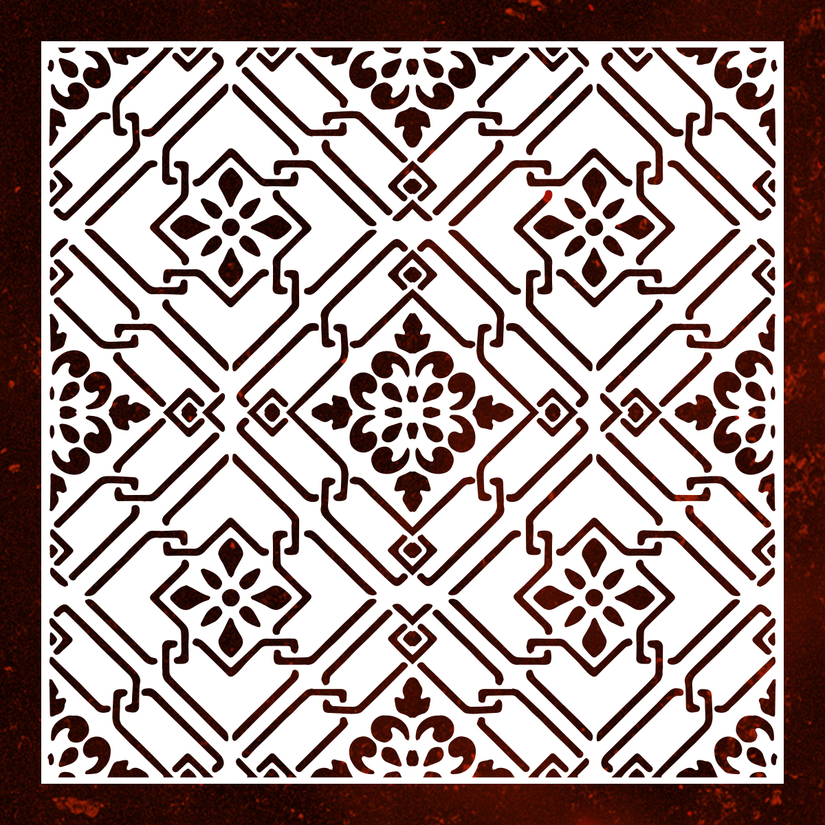 Трафарет Українська Геометрія. LRG DECOR
