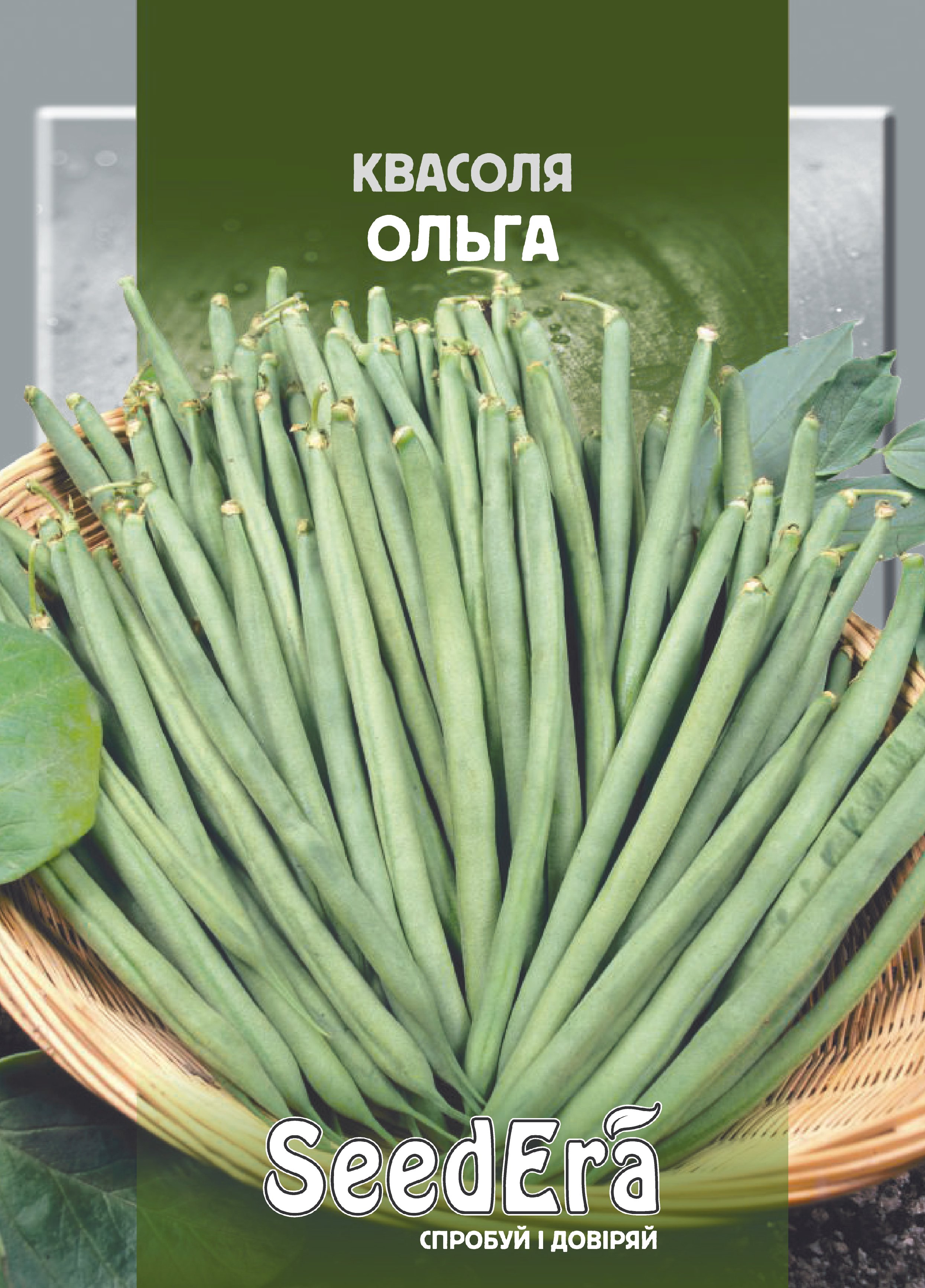 Насіння Квасоля спарж, кущова ОЛЬГА (зелена) 20 г