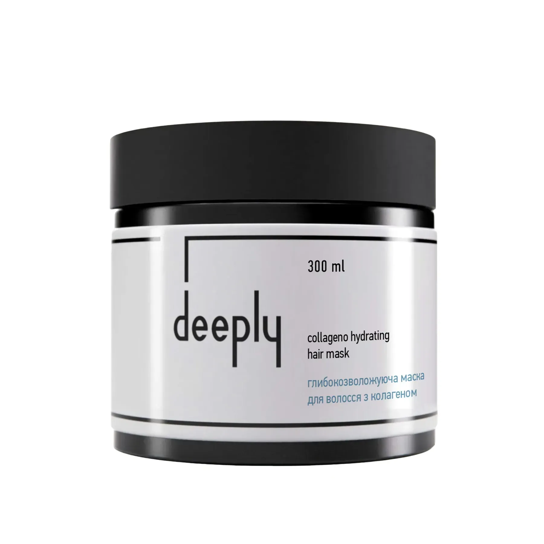 Маска для інтенсивного зволоження з колагеном deeply collageno hydrating hair mask 300 мл