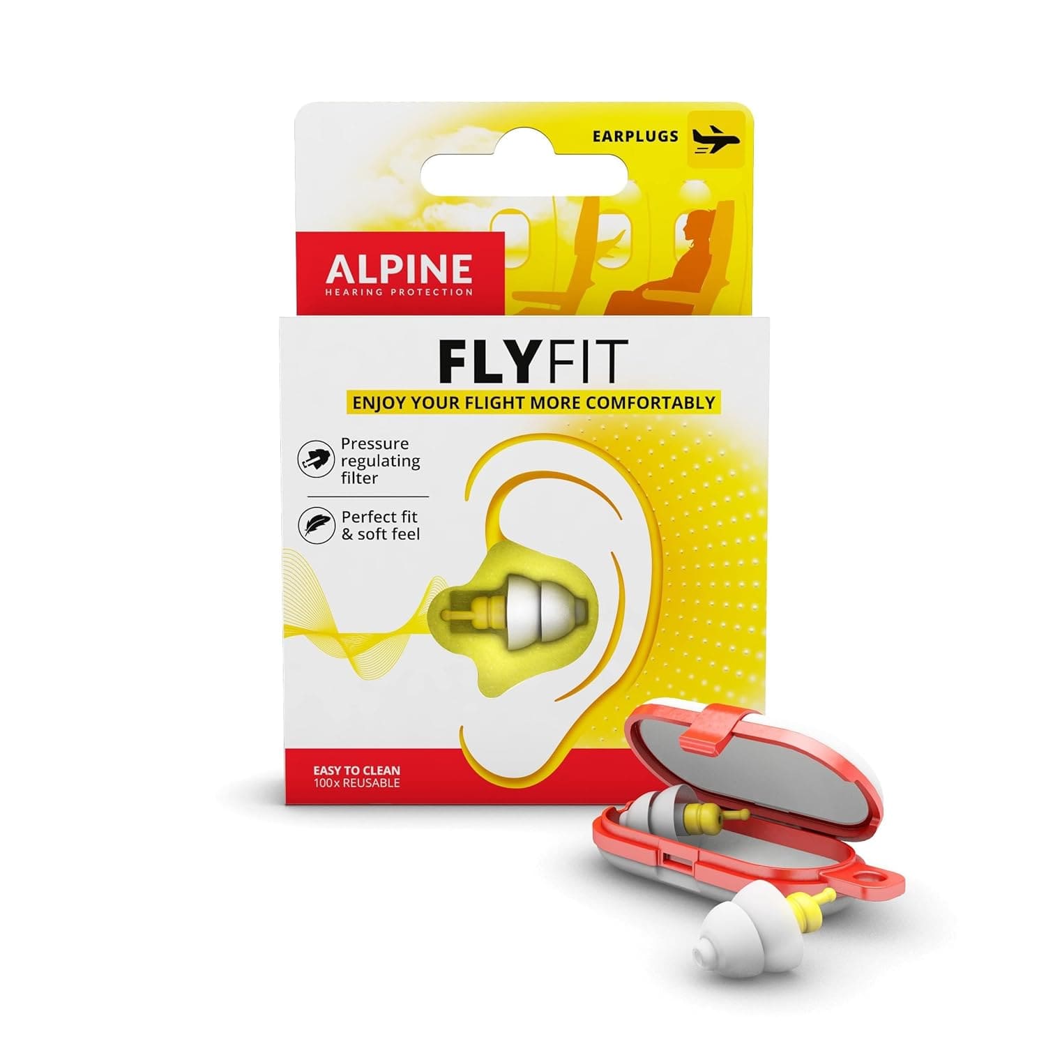 Беруші для польотів і подорожей Alpine FlyFit