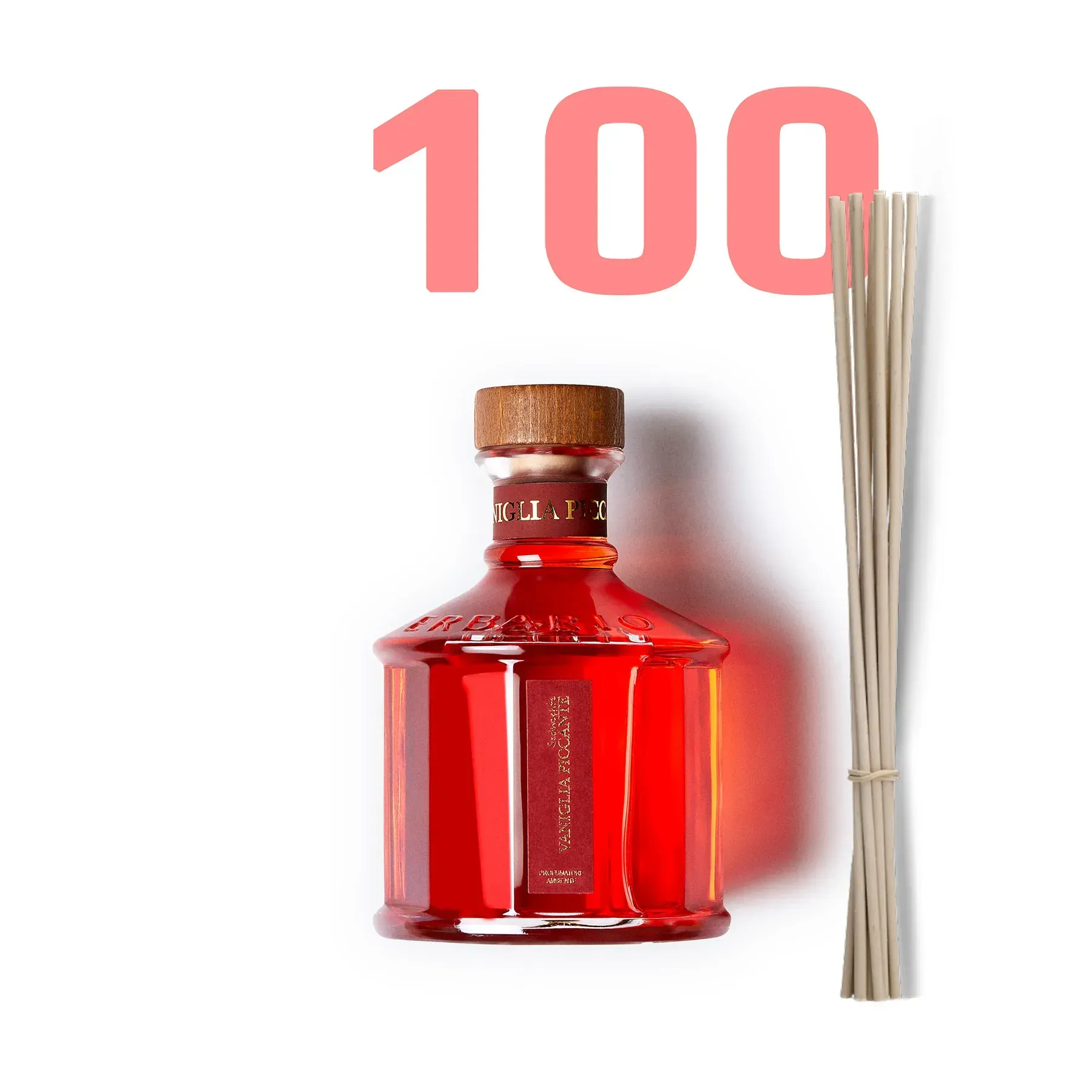 Аромадифузор Erbario Toscano 100 мл. Vaniglia Piccante (Пряна ваніль)