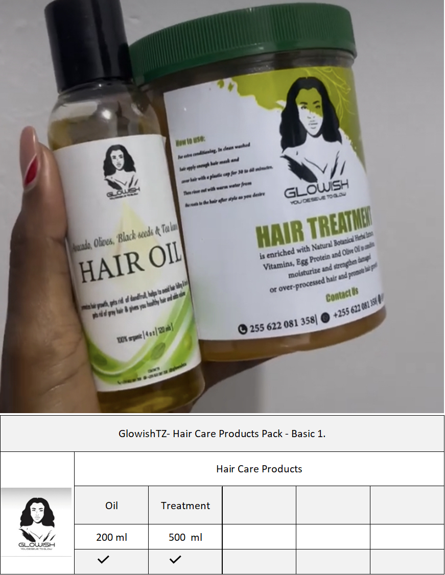 Glowish - Hair Care Products Pack Basic.