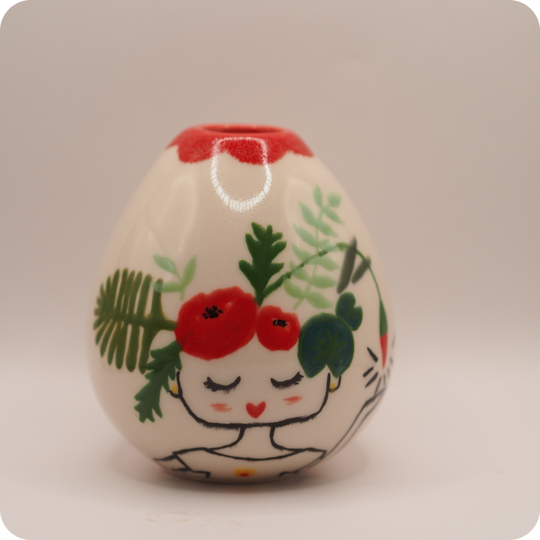 Vase "Joli coquelicot"