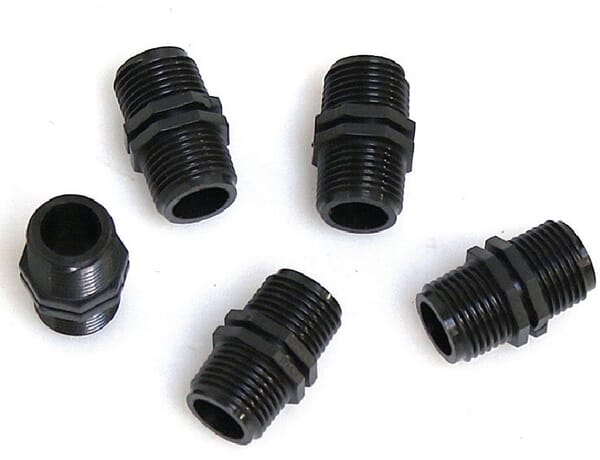 Пластикова пряма муфта 1/2″–1/2″ LA BUVETTE, 5 шт