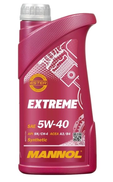 Моторна олива 5W40 MN Extreme,1л  Mannol