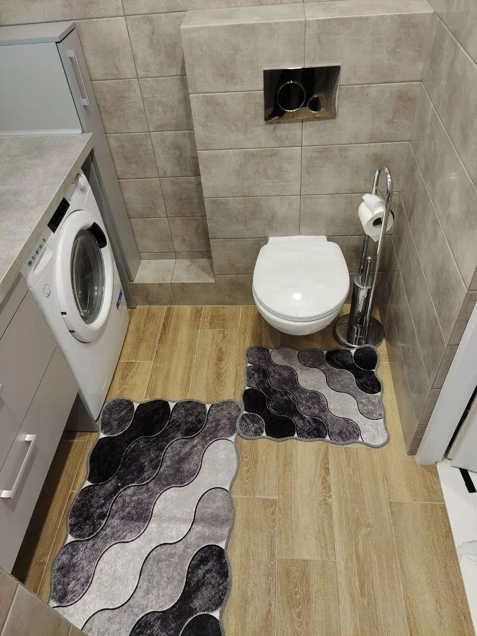 Набір для ванної кімнати, набір з двох килимків 100х60 і 60х50 см  