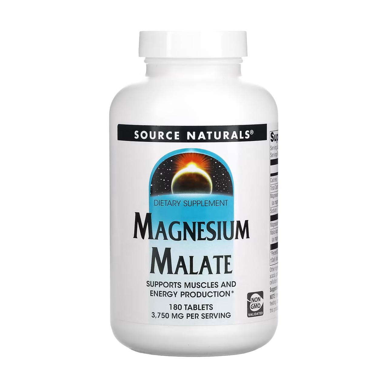 Магній Малат, Magnesium Malate 1250mg - 90 tabs