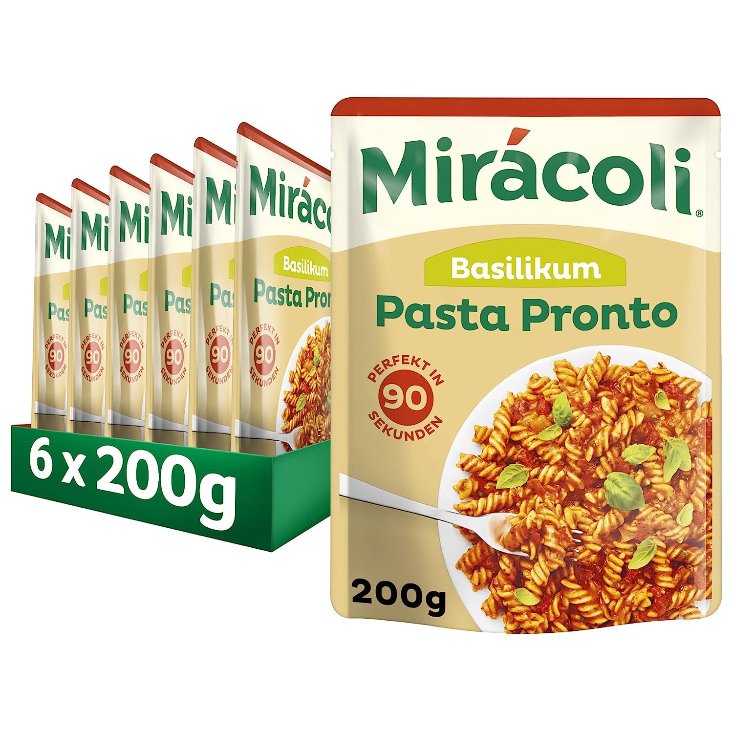 Mirácoli Pronto Basilikum Паста 200 г 1 шт