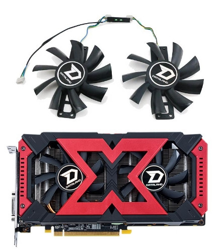 Вентилятор відеокарти RX580 RX570 RX560XT X-Serial