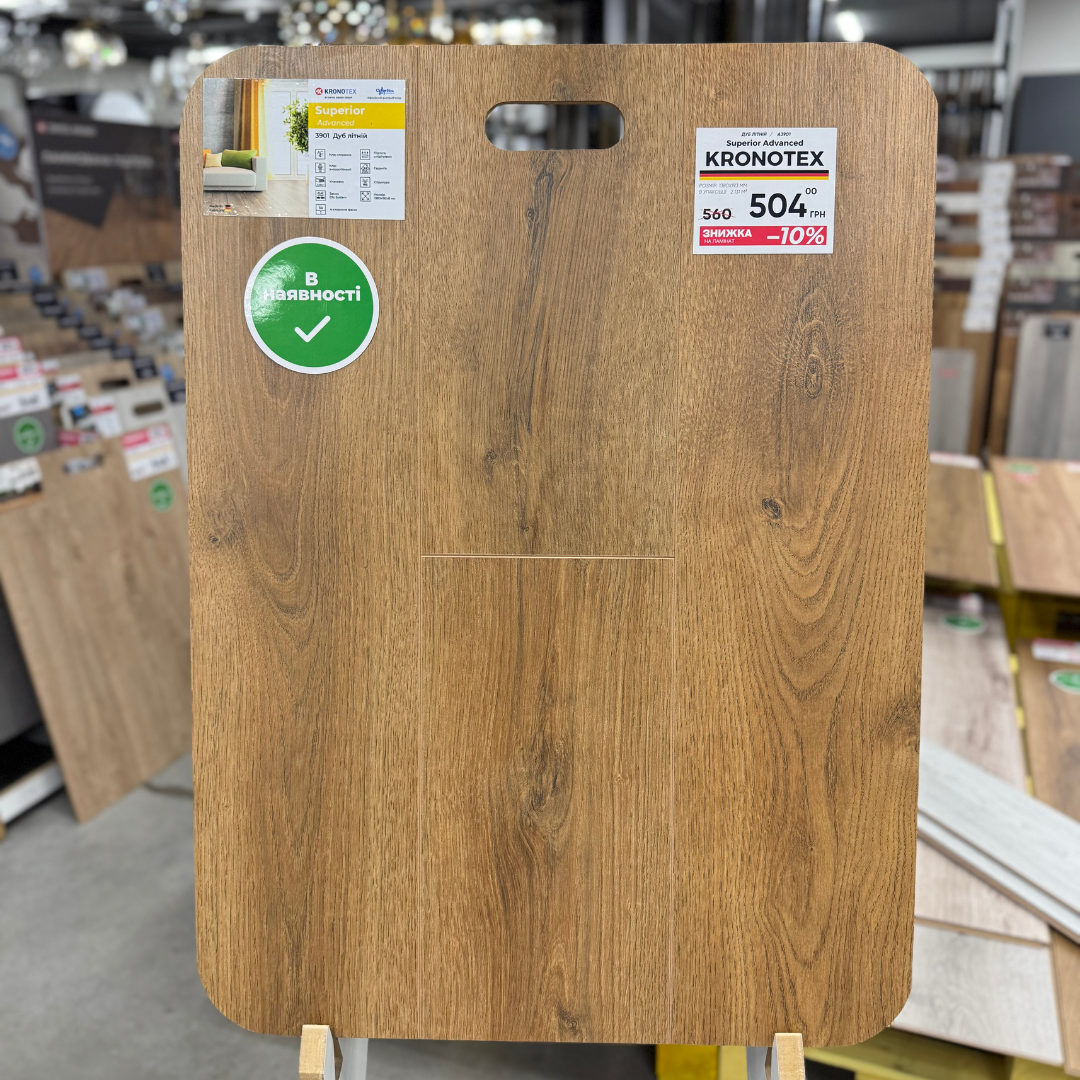 Ламінат KRONOTEX Superior Advanced Дуб Літній 3901
