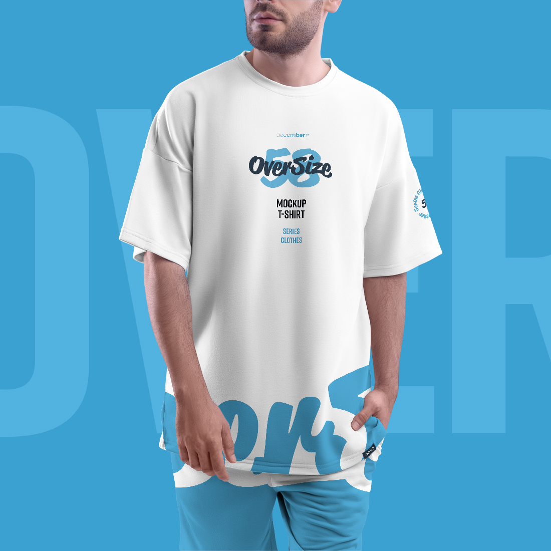 9 Mockups Oversize T-shirt