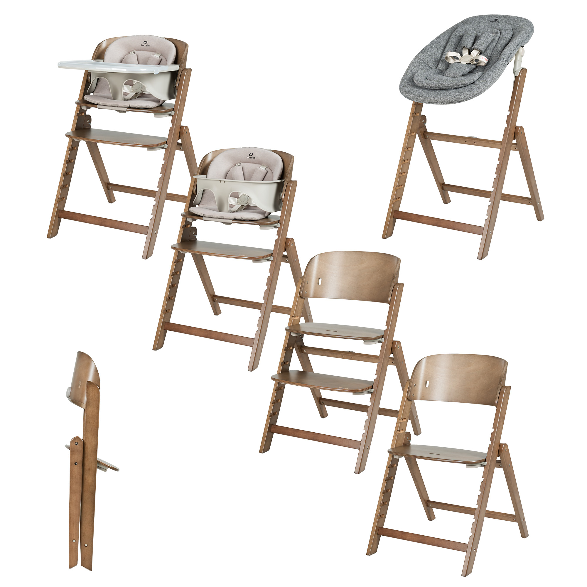 Стілець для годування CARRELLO Focus CRL-16801 Whisper Grey