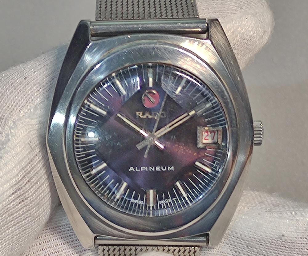 Mechanical watch with automatic movement, Rado Alpineum. Manufactured in Switzerland.