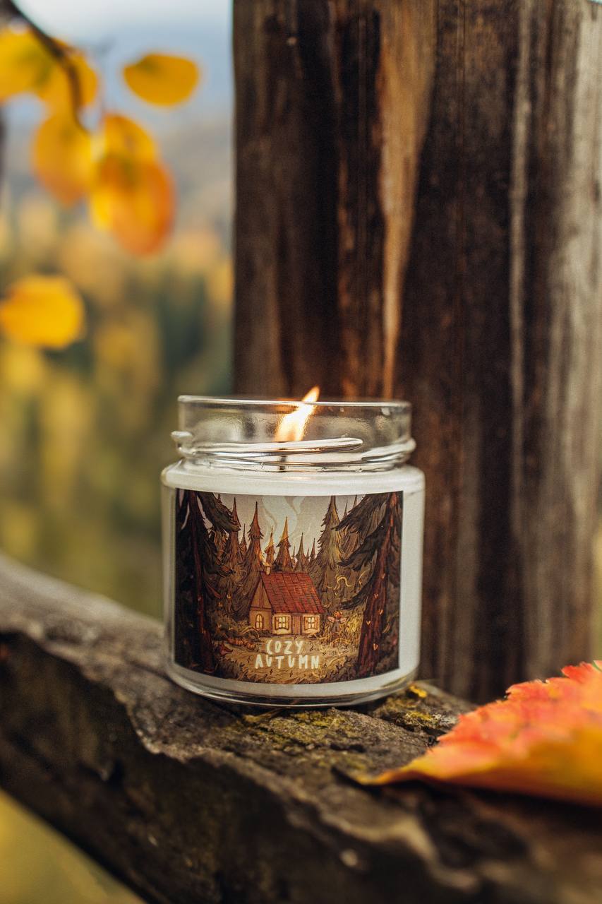Свічка "Затишна осінь"