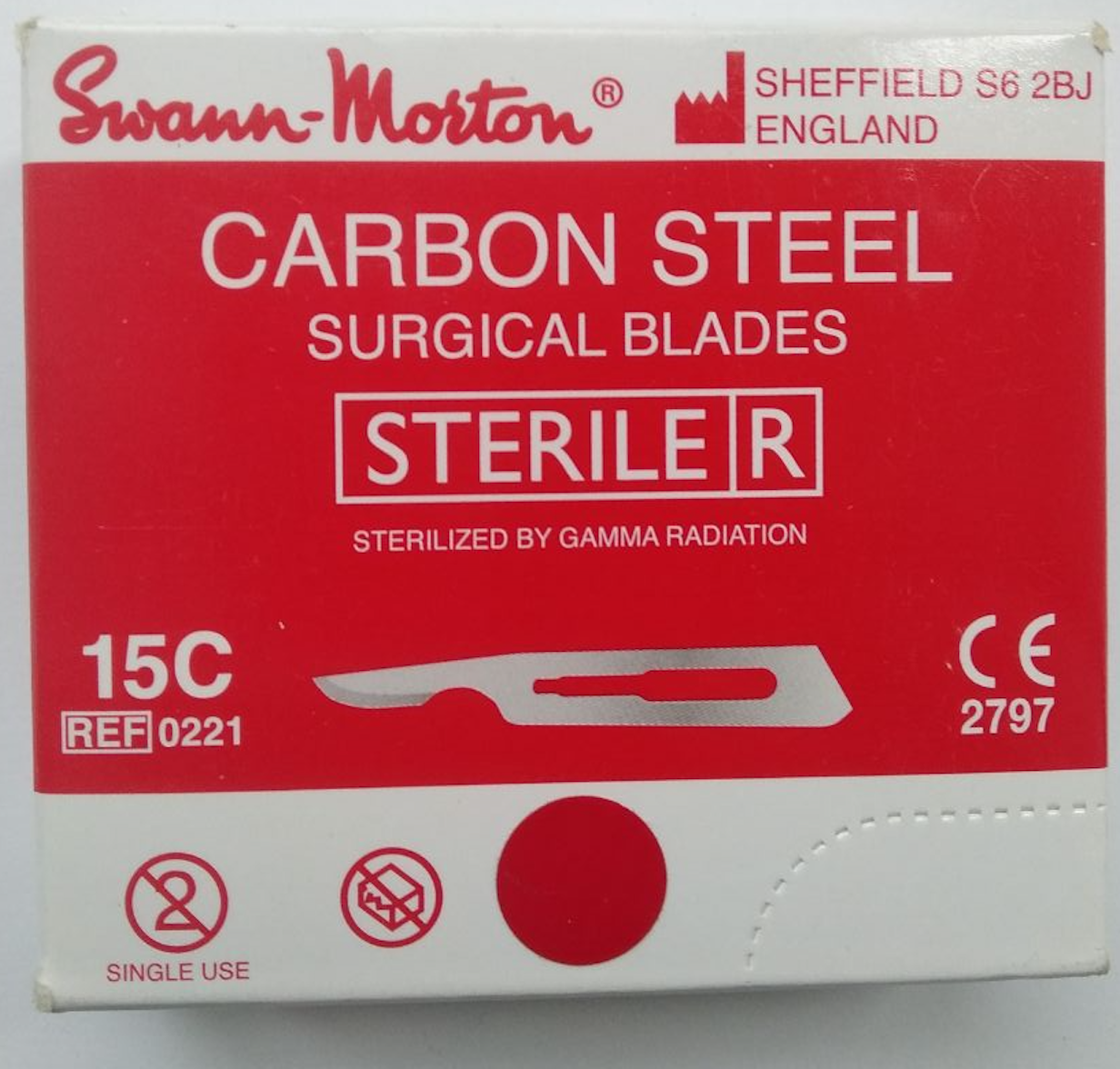 Леза Swann Morton 15C