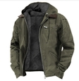Men’s Hooded Fleece Jacket With Pockets | Warm Winter Coat For Men