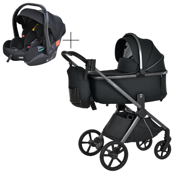Коляска універсальна 3в1 El Camino ELLE ME 1221 Black