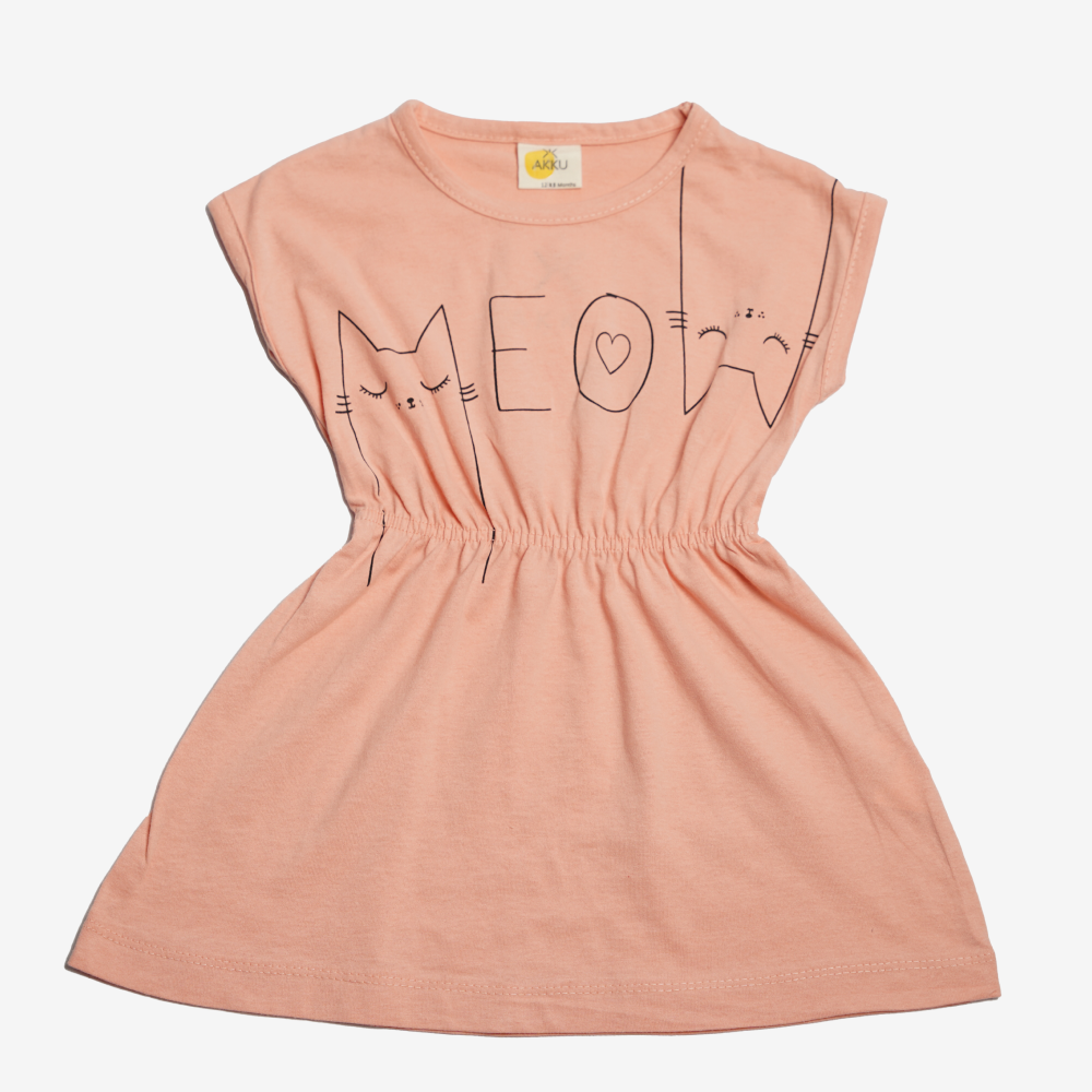 Сарафан Meaw 80,86,92,98,104 персиковий