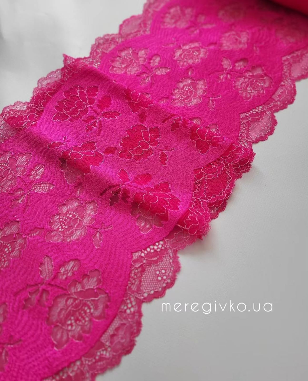 Мереживо еластичне "Raspberry"