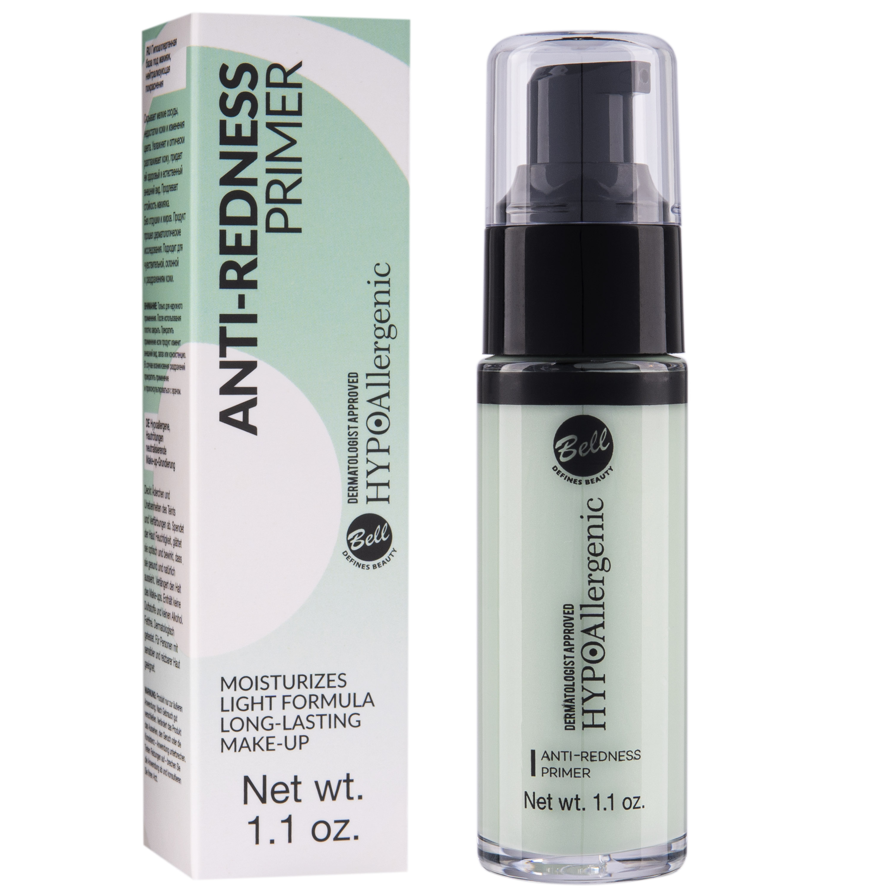 База під макіяж Anti-Redness HypoAllergenic Bell, 30 г