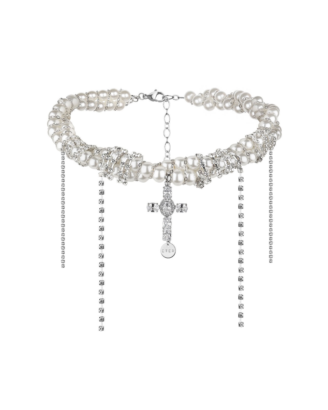 PEARL CROSS glass