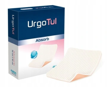 10×10см.UrgoTul Absorb абсорбуюча пінопластова пов'язка для ран пролежнів виразок 1шт