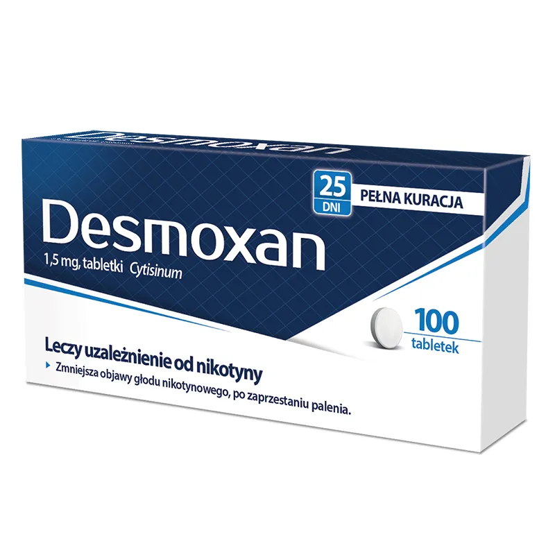 Desmoxan 1,5 мг для відмови від куріння - 100 таблеток