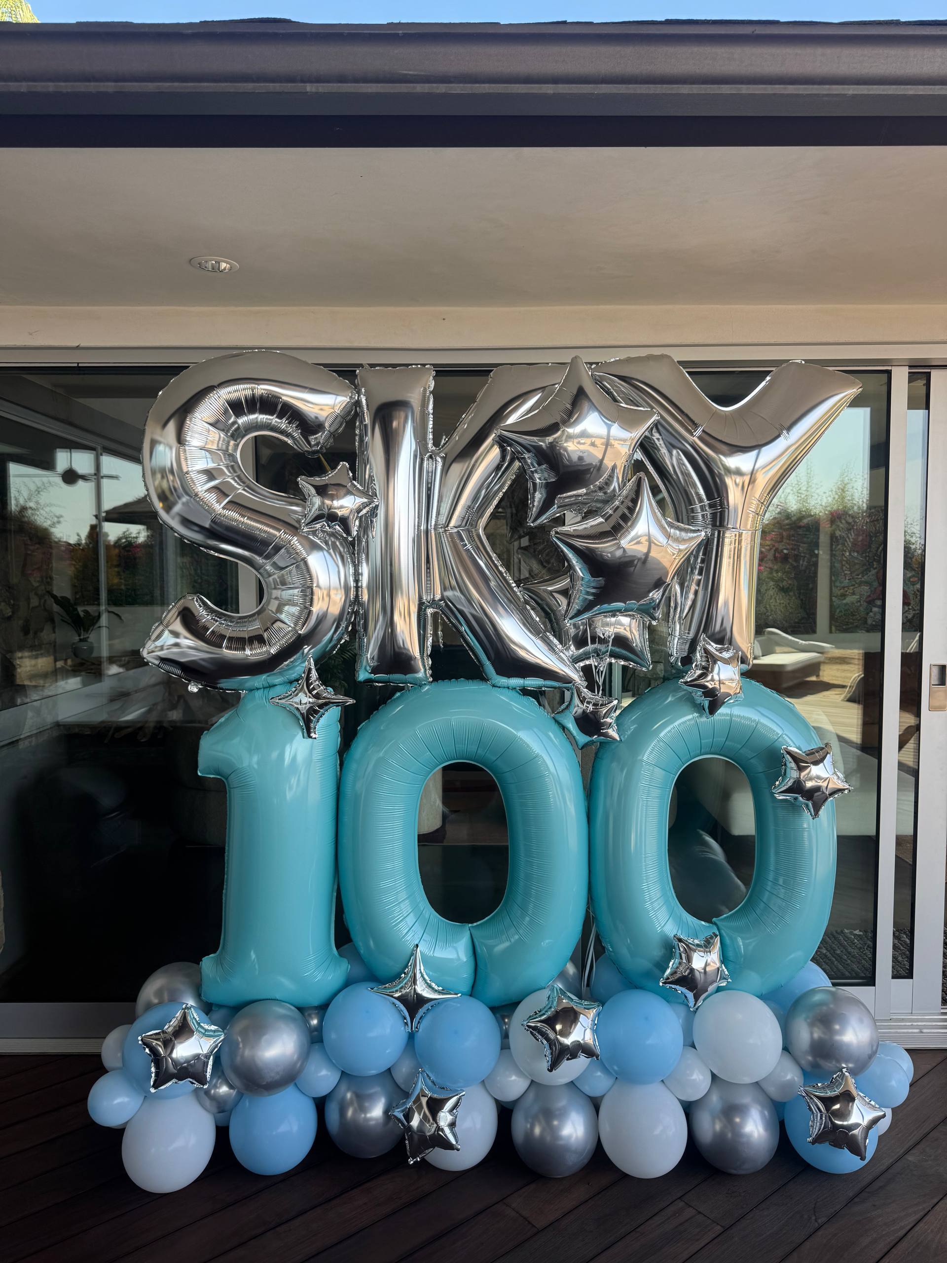 Custom Milestone Balloon Display