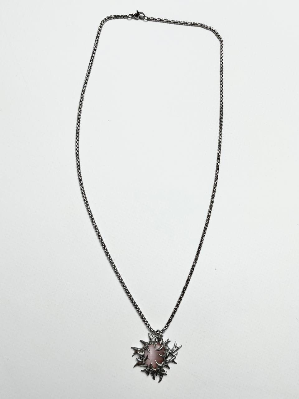 Кулон з рожевим камінцем від miunawa