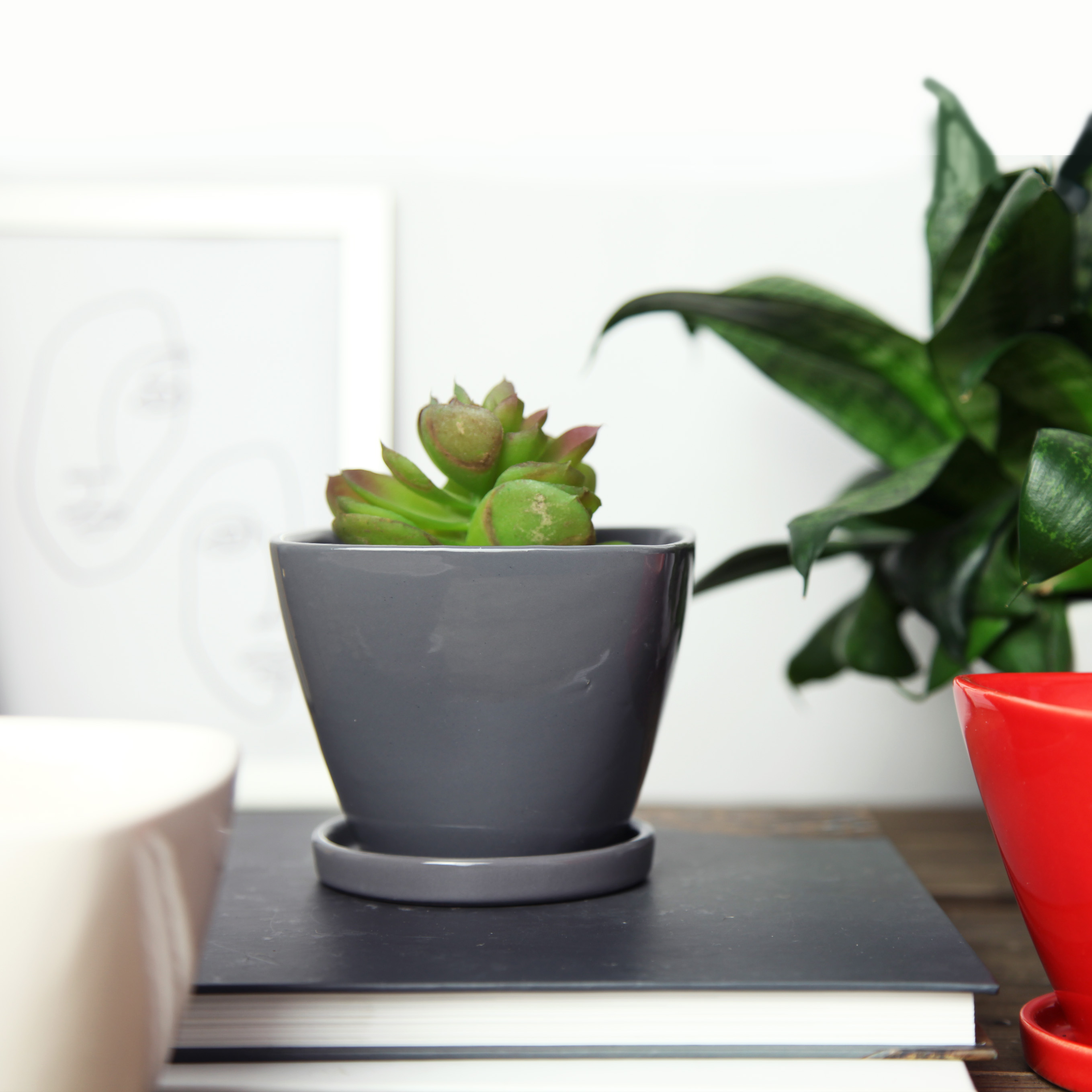 Горщик Чотирикутний 0,4 л p017