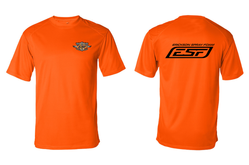 Flo Orange - Short Sleeve Performance Shirt