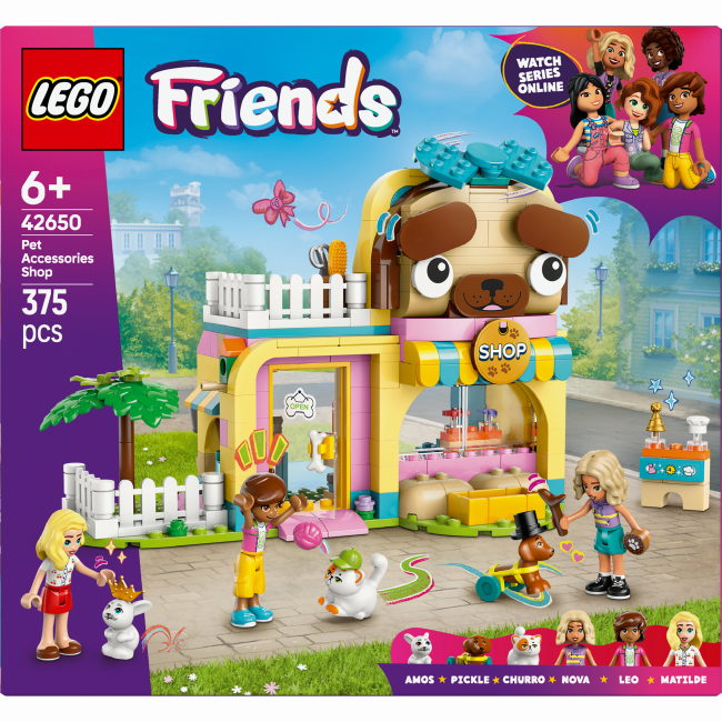 Конструктор LEGO Friends Магазин аксесуарів для домашніх улюбленців (42650)