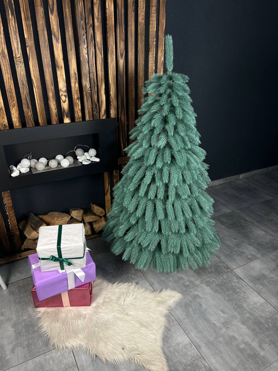 Ялинка «Буковельська» блакитна - 1.5 м. 🫐