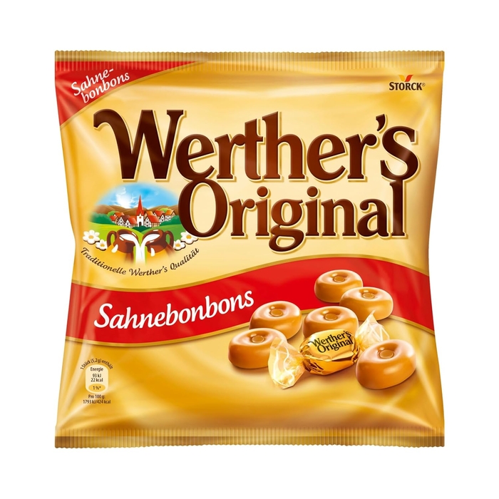 Werther's Original Класичні Вершкові Цукерки з Смаком Карамелі 245 г