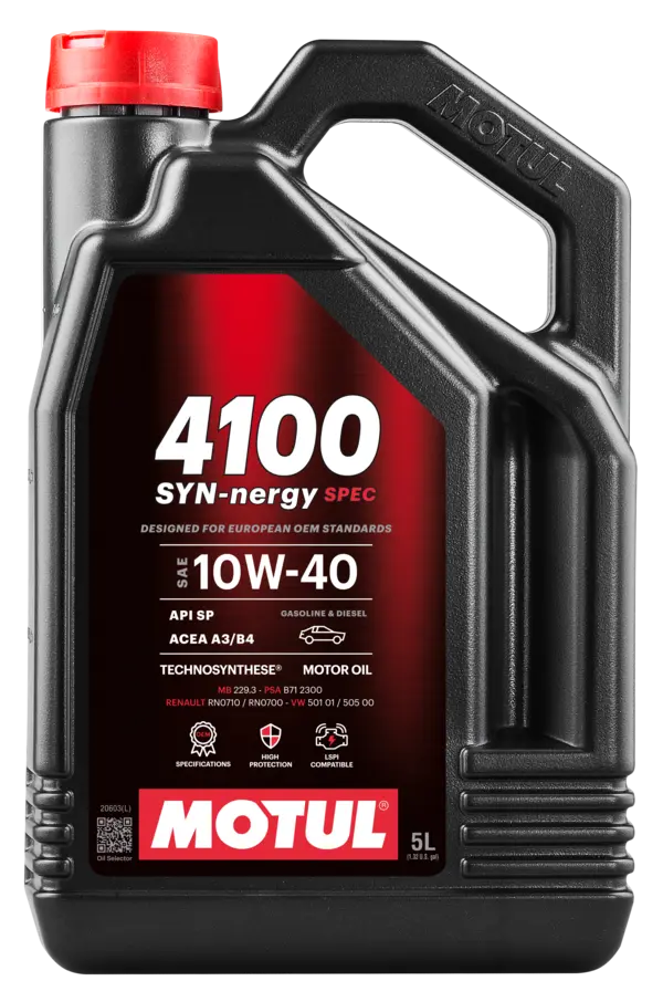 Олива моторна MT 4100 SYN-nergy SPEC 10W-40 5L