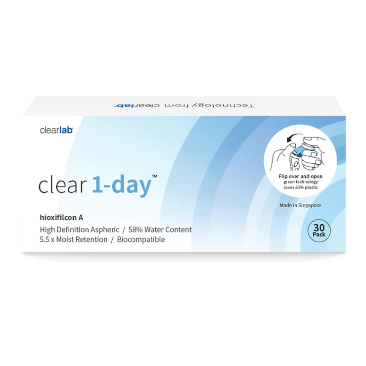 КОНТАКТНІ ЛІНЗИ ClearLab Clear 1-day (30 бл./уп.)