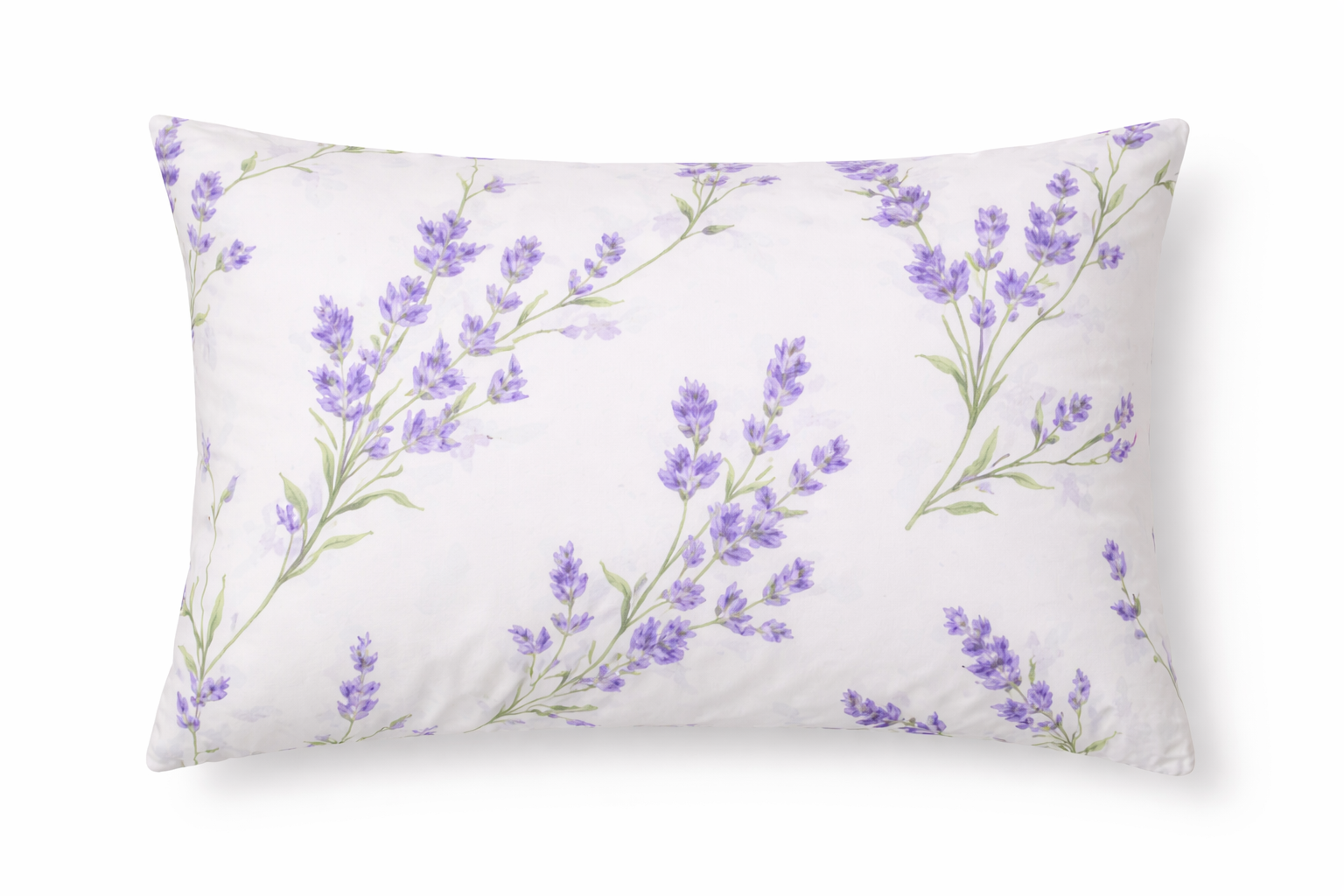 Наволочка ранфорс принт "Букети лаванди "