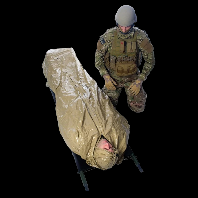 Компактна спеціалізована медична активна термоковдра "TacMed Solution Helios System Active Warming" від американського преміум бренду "Tactical Medical Solution".