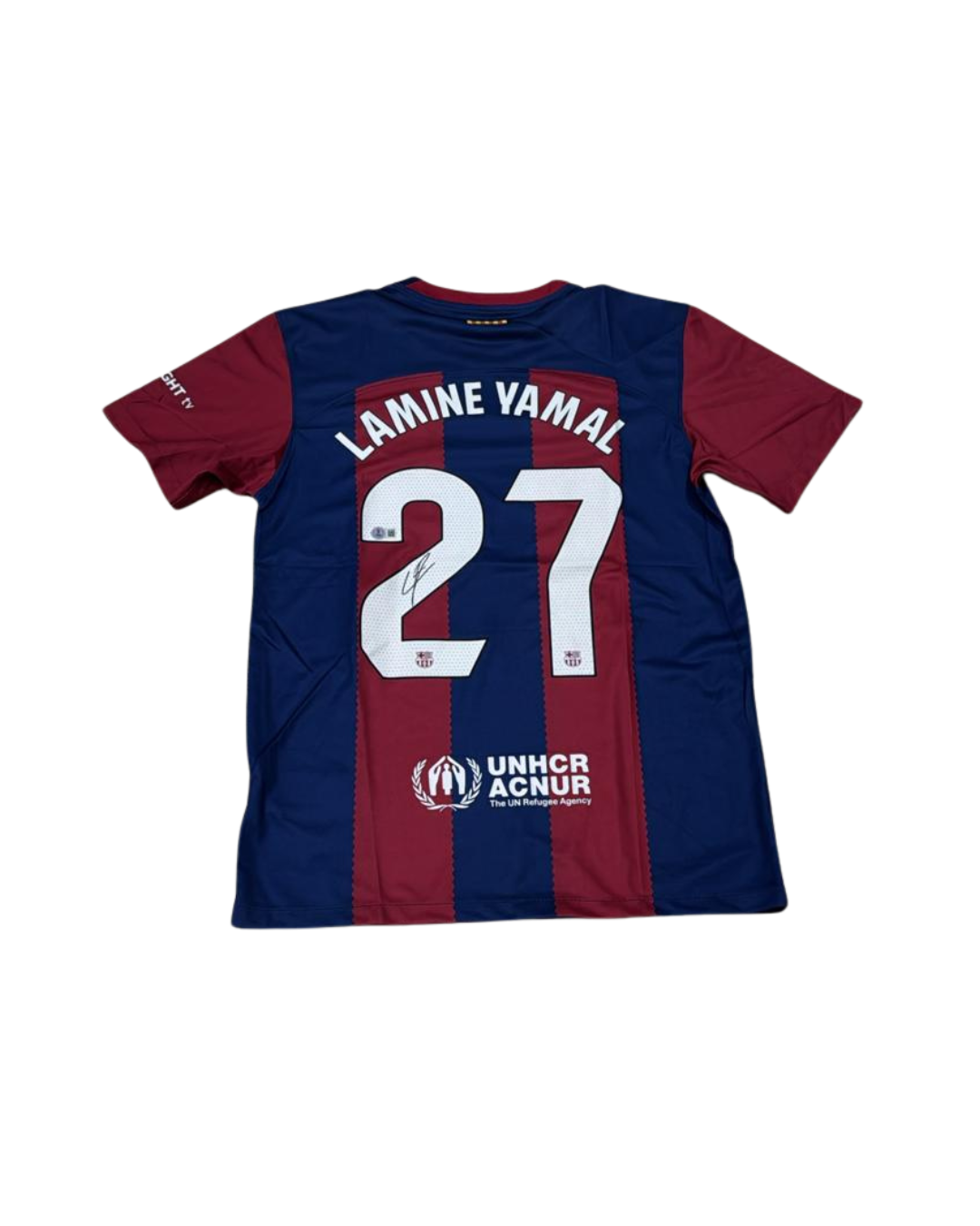 JERSEY LAMINE YAMAL BARCELONA CERTIFICADO BECKETT