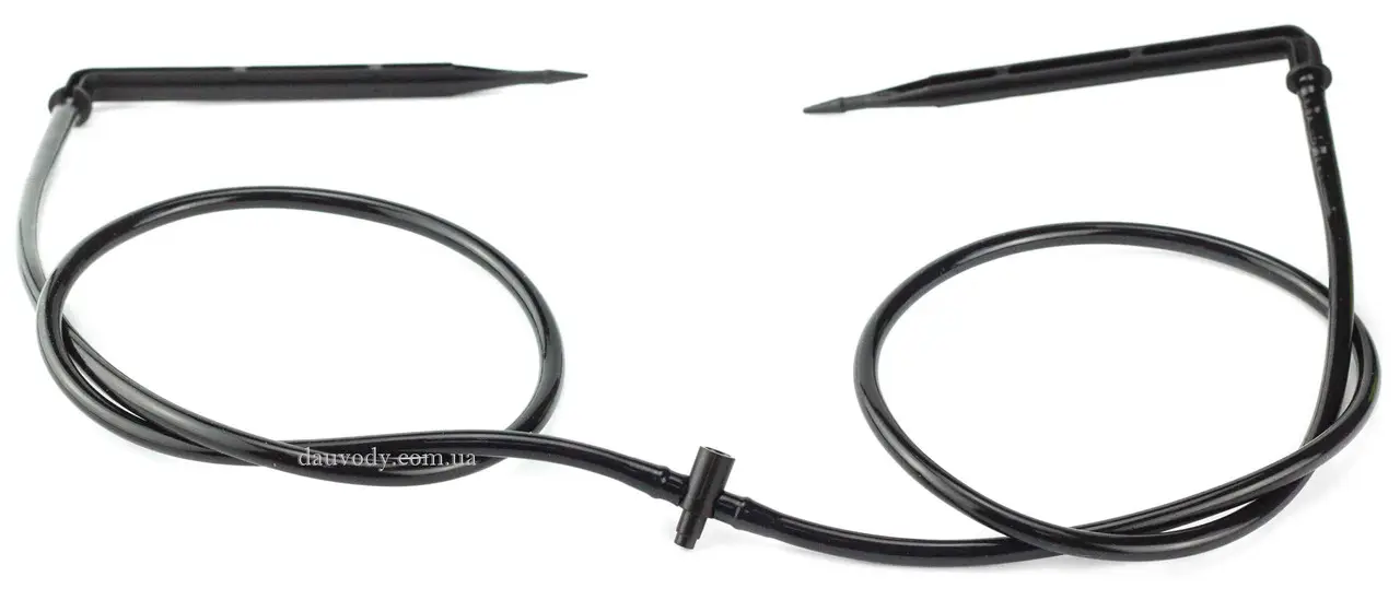 AD 2314 Крапельниці вигнуті, 2 шт. з єднальною трубкою Dn3, 50 см × 2 (20/160)