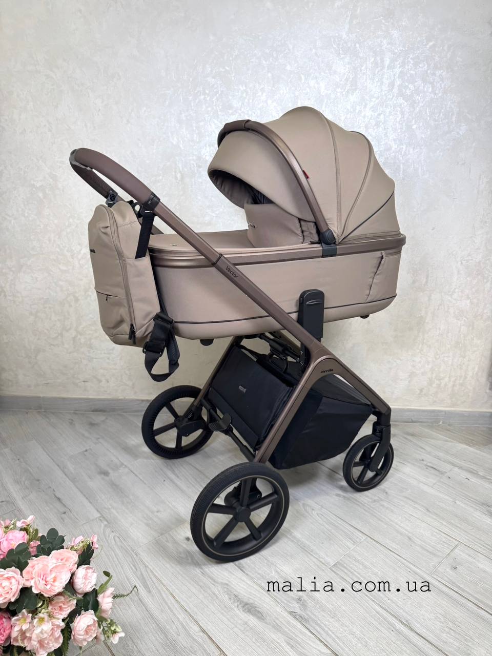 Коляска 3 в 1 Carrello Vector CRL-6550 Foam Beige