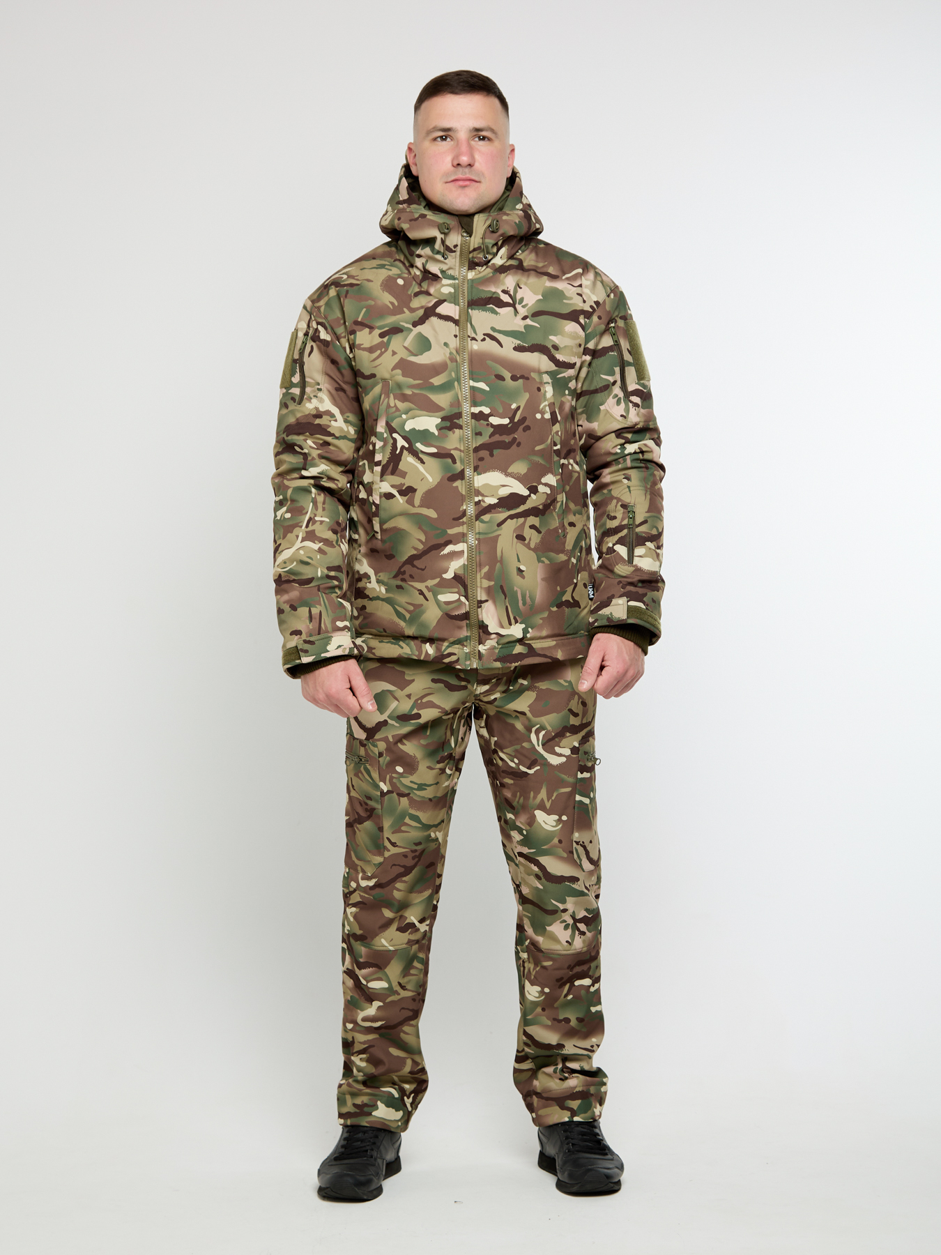 Зимовий чоловічий костюм UKM Softshell 2.0 мультикам